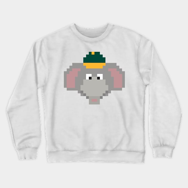 (OAK) Baseball Mascot Crewneck Sweatshirt by Pixburgh